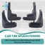 Xe Phía Trước Và Phía Sau Chắn Bùn Chống Bắn Chắn Bùn Lốp Chống Bắn Chắn Bùn Cho I30Cw Wagon 2007-2012