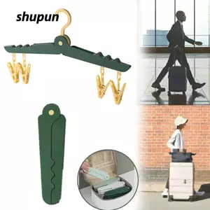 Móc Treo SHUPUN Cho Quần Áo, Giá Phơi Quần Áo Gấp Du Lịch, Di Động Tiết Kiệm Không Gian Mang Theo Tủ Quần Áo Sắp Xếp
