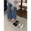 T TT Tính Khí Mũi Vuông Flip-Flops Nữ Gợi Cảm Mở Mũi Mùa Hè Với Váy Giày Sandal Cao Gót Đi Biển Giày Nữ