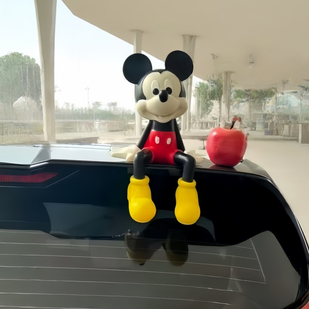 Hoạt Hình Sáng Tạo Đuôi Mickey Mái Búp Bê Trang Trí Thân Cây Phụ Kiện Nhỏ Tinh Tế Trang Trí Xe Hơi Có Thể Tháo Rời