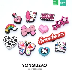 charm crocs set charm dép crocs charm gắn dép crocs Xiaohongshu Đề Nghị Lỗ Mới Giày Giày Hoa crocs Khóa Giày Trang Trí Hoạt Hình Dễ Thương Ngôi Sao Liên Kết Ngôi Sao KT Mèo Zhibi Ngôi Sao
