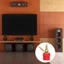 BTM 2 Chiếc Loa Thiết Bị Đầu Cuối Ràng Buộc Bài Viết Phân Cực Đỏ Và Đen Cho Thiết Bị Âm Nhạc