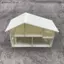 SRVN Mô hình nhà búp bê thu nhỏ màu trắng chưa hoàn thiện Nhiều phòng Bề mặt nhẵn cho trẻ em DIY Craft.