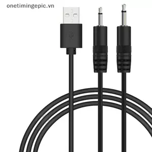 Dây sạc cáp sạc VFZ USB sang AUDIO DC 2.5mm cho máy mát xa cây đũa phép có thể sạc lại (24AWG) OTE