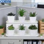 <cosyh>Artificial Potted Plants Set for Home Office Decor Faux Succulent Rose