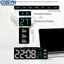 <cosyh>Digital Wall Clock Battery Backup Function Flexible Placement For Bedroom