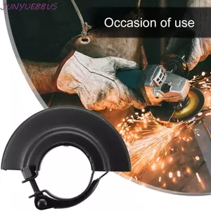 JUNYUE88US Máy mài bảo vệ Đĩa bánh xe, Thay đổi nhanh Vỏ bảo vệ máy mài góc chống bụi, Cắt an toàn màu đen dày|Máy mài góc loại Base 100 / 115 / 125