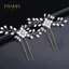 PNPIA- Cô Dâu Thanh Lịch Handmade Ngọc Trai Hoa Pha Lê Kẹp Tóc Pin Clevis Đẹp Pha Lê Phụ Kiện Tóc Cưới Kẹp Tóc Cô Dâu Trang Trí Cô Dâu