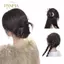 PNPIA- Kẹp Tổng Hợp Loại Nơ Tóc Bun Thanh Lịch Và Tự Nhiên Đầu Shuttleco Đuôi Ngựa Phần Mở Rộng Tóc Cho Nữ