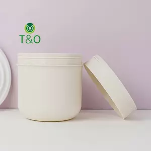 1 Lọ Tẩy Trang Có Thể Đổ Lại 300 / 400ml Có Thìa Nhựa Rỗng Lọ Trang Điểm Nồi Du Lịch Kem Dưỡng Da Mặt Hộp Đựng Mỹ Phẩm [Mới]