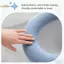 TRTR Bồn Cầu Bọc Mềm Ấm 1 Cái Có Thể Giặt Thảm Phòng Tắm Miếng Lót Đệm Cho Winterfort Sử Dụng Tại Nhà VN