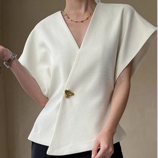 Áo Vest không tay thời trang thon gọn eo với một nút cài phong cách thanh lịch kiểu Pháp cho Nữ
