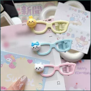 SQ Hoạt Hình Dễ Thương Chiikawa Kính Kẹp Tóc Hachiware Usagi Kẹp Tóc Bên Nổ Kẹp Quà Tặng Cho Bé Gái
