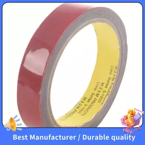 Cuộn băng xốp siêu dính hai mặt vĩnh viễn mạnh mẽ cho ô tô, màu đỏ 20MM *