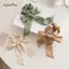 AqToCna Satin Ruột Lớn Ngọt Dây Buộc Tóc Đơn Giản Nơ Thời Trang Mour Dây Tóc AqToCna