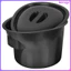 Người Già Pee Chai Bệnh Nhân Commode Pail Xô Tiểu Người Lớn Phòng Nồi Nước Tiểu kevga