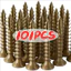 101 Cái / HỘP - Vít Chế Biến Gỗ Hai Sợi Cường Độ Cao Chống Rỉ Sét Thép Carbon Bit Hạng Nặng Sàn Nội Thất