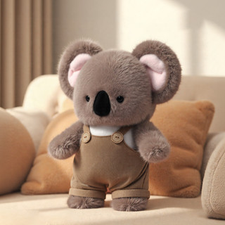 【BabyJoy】Đồ chơi nhồi bông hình voi nhút nhát,vải mềm an toàn, quà tặng sinh nhật và kỷ niệm cho bé trai bé gái