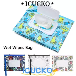 Túi đựng mỹ phẩm ICUCKO Snap-Strap Sản phẩm cho bé Hộp đựng khăn giấy lật