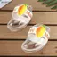 10 Chiếc Sáng Tạo Hình Xoài Dùng Một Lần Bánh Tráng Miệng Cốc Nhựa DIY Kem Mousse Paaging Box Có Nắp Trong Suốt VN