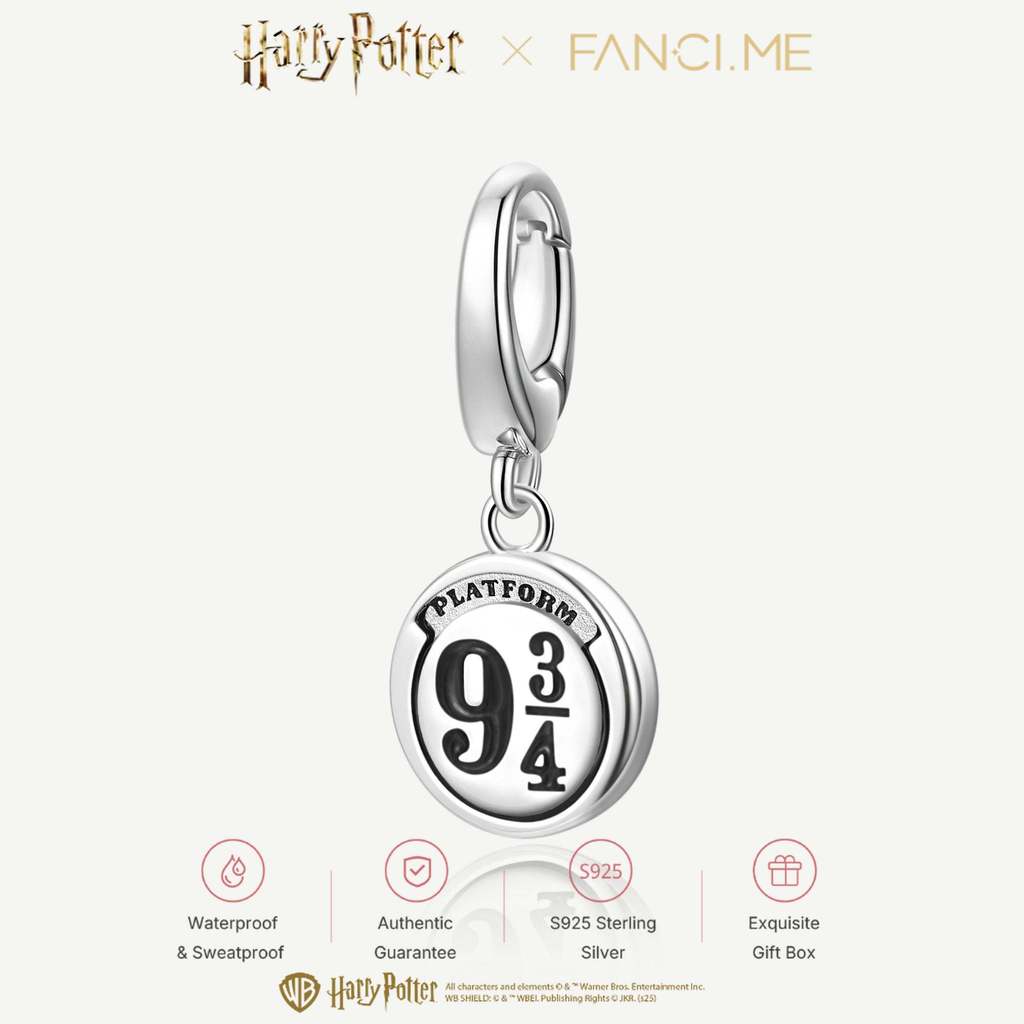 Harry Potter x FANCIME Platform 93 ⁄ 4 Sterling Silver Charm