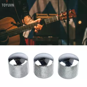 Toyuvn Đàn Guitar Chiết Áp Núm Điều Khiển Thiết Thực Kim Loại Điện Bass Tập 3 Trang Trí Để Bảo Trì