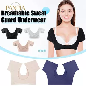 PNPIA- Áo Thun Hình Dạng Miếng Lót Mồ Hôi Có Thể Giặt Được Nách Mồ Hôi Miếng Lót Có Thể Tái Sử Dụng Nước Hoa Nách Thấm Hút Vệ Binh Lá Chắn Khử Mùi Cho Nữ Bé Gái