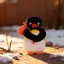 PingU Chim Cánh Cụt Gia Đình Đầu Bếp Sang Trọng Búp Bê Chạy Xa Nhà Ngộ nghĩnh Chim Cánh Cụt Búp Bê Quà Tặng Sinh Nhật Nữ 5.30