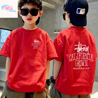 Áo Thun Trẻ Em Unisex In Chữ Thời Trang, Cotton Mềm, Áo Ngắn Tay, Phù Hợp Đi Học & Chơi, Cho Bé 3-12 Tuổi