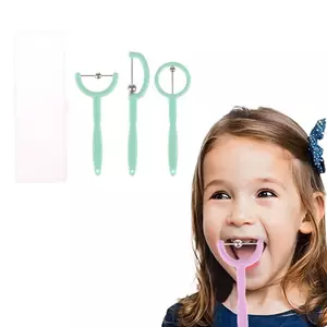 3 Dụng cụ tập thể dục đầu lưỡi dành cho trẻ em Dụng cụ tập thể dục Đầu lưỡi Dụng cụ tập luyện cơ miệng Bộ dụng cụ nói chuyện trị liệu bằng giọng nói tự kỷ [mới]