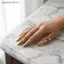 Bộ nhẫn làm móng tay SRVN dành cho nữ 5 chiếc Vỏ bảo vệ đầu ngón tay hợp thời trang Trang trí có thể tái sử dụng để làm móng tay hàng ngày.