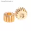 MỚI 0.5M Modulus 8T 9T 10T 11T 12T 14T 15T 16T Răng Đồng Truyền Gear Cho Trục Truyền Bánh Răng Phù Hợp Với 1.98MM 2.3mm 3.17MM 3MM 5MM Trục SKY