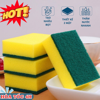Miếng Chà Rửa Hai Mặt Bunnies House Chuyên Dùng Cho Nồi Chảo Ly Cốc Và Dụng Cụ Bếp