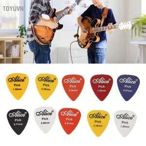 Toyuvn Bộ chọn đàn guitar acoustic Frosted chống trượt di động 100 chiếc ABS để thay thế