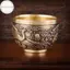 Hodou Good Lu Phượng Hoàng Xi Lanh Trang Trí Tay Truyền Thống Khắc Đồng Cốc Uống Đồng Nguyên Chất Đồng Thau Phong Thủy Bát Luy Trang Trí VN