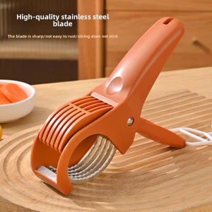 Máy cắt rau quả bằng thép không gỉ Máy cắt trái cây có thể tái sử dụng di động cho bơ trứng