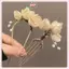 JRP Thanh Lịch Vintage Hợp Kim Kẹp Tóc Thiết Kế Mộc Lan Phụ Kiện Tóc Kiểu Tóc Tăng Cường Trang Trí Mũ Hairb JRP