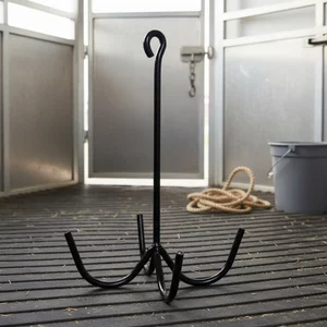 Xây dựng kim loại chắc chắn Móc Tack 4 cánh Khả năng chịu tải mạnh 4 Prong Tack Hook Tùy chọn treo đa năng cho người cưỡi ngựa, chuồng ngựa