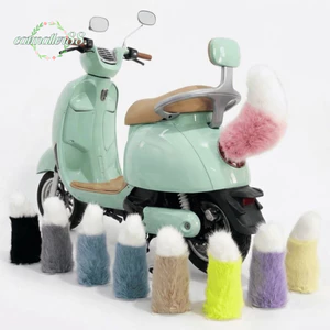 CATMALLER88 Đuôi di chuyển gắn thẻ ô tô, Đuôi xe đạp điện điều khiển từ xa lông tơ thực tế, có thể sạc lại Đa năng tự dính đuôi xe máy Trang trí tất cả các phương tiện