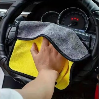 Khăn giặt ô tô hai lớp dày - Vải lau tự động siêu thấm