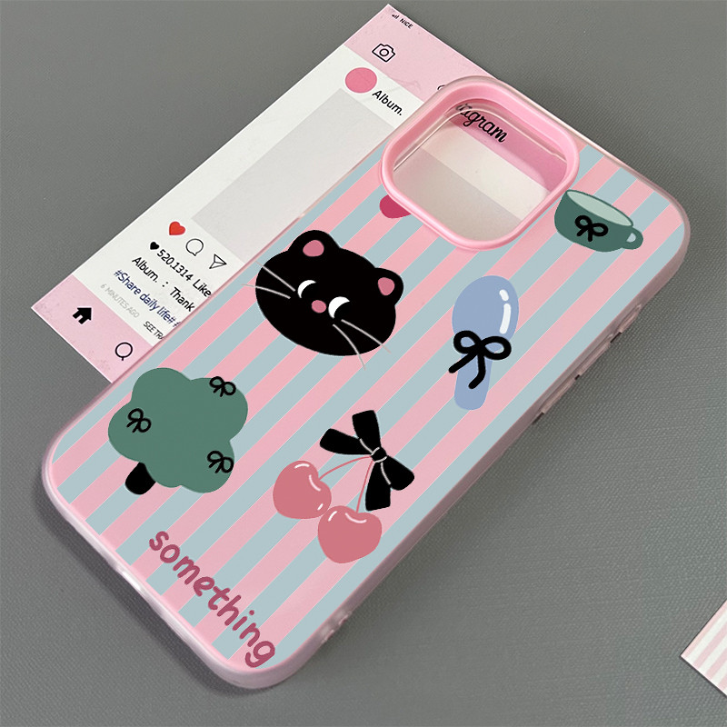 Ốp lưng điện thoại họa tiết ngôi sao đồng tâm cho iPhone 17/16 Pro Max/15/14/13/12/11