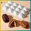 Khuôn sô cô la silicon chống dính BVY cho hạt Pecan cấp thực phẩm với thiết kế bánh Mousse hiện đại để sử dụng trong nhà bếp.