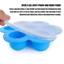 VIC Không Độc Hại 7 Phân Vùng Silicone Hộp Đựng Trẻ Sơ Sinh Có Nắp Chống Rò Rỉ Dung Tích Lớn Cho Trẻ Sơ Sinh Bữa Ăn Hộp Chuẩn Bị
