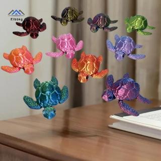 ELBBKG 3D In Hình Rùa Tượng Nhỏ Di Chuyển Khớp Bộ Sưu Tập Sáng Tạo Để Bàn Trang Trí Đồ Trang Trí Ngày Lễ Quà Tặng Mới