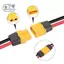 Cáp kết nối máy bay mô hình XT60H-F đến Andeson XT60H-F đến cho cáp kết nối máy bay Andeson 12AWG 45A Giao diện Cáp chuyển đổi nữ 50mm