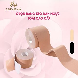 Cuộn băng keo dán ngực AMYBRA cuộn băng dán nâng ngực băng dính nâng vòng 1 tối ưu dài 5M B05