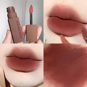 [Hàng có sẵn Giao hàng trong ngày] HERORANGE Bùn môi cảm xúc nhỏ Matte Velvet Lip Glaze Son môi làm trắng da mặt trơn lâu trôi cho nữ Matte High-