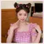JRP 6 Cái / bộ Đào Trái Tim Mini Kẹp Tóc Dễ Thương Ngọt Hồng Nổ Kẹp Cho Bé Gái Thời Trang Hợp Thời Trang Đơn Giản Mũ Phụ Kiện Phong Cách Hàn Quốc JRP