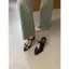 TT Phong Cách Hàn Quốc Kim Loại Trang Trí Flip-Flops Nữ Mùa Hè 2026 Phong Cách Mới Mũi Nhọn Dày Gót Mules Dép Dép