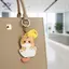 HFTOY AirTag Da PU Móc Khóa Giá Đỡ Thanh Lịch Dễ Thương Charm Móc Khóa Phụ Kiện Bền Đẹp Cho Bapa Vali Xe Đạp ~